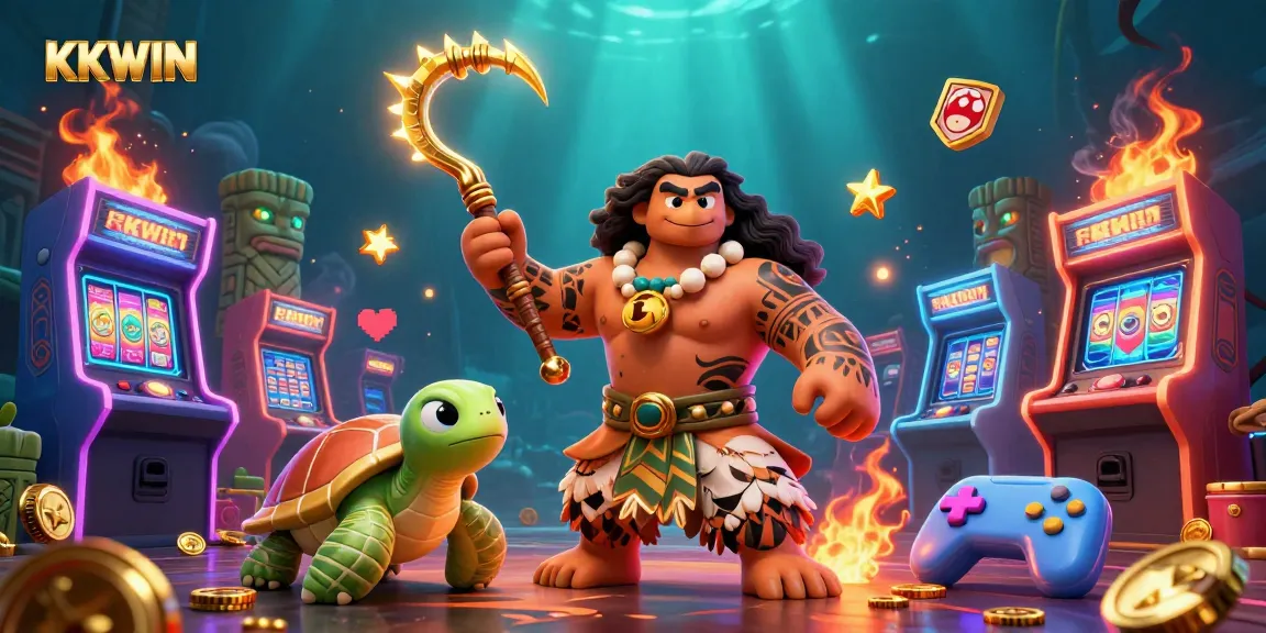 Engage in exciting gameplay at KKWIN with vibrant characters and dynamic casino elements.