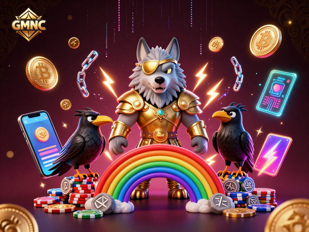 Engage with GMNC's insightful online gambling analysis through the vibrant Odin wolf and ravens scene.