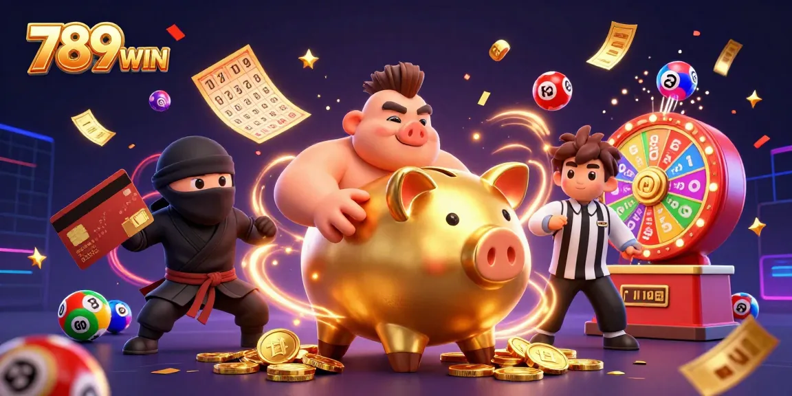 Engage with thrilling action at 789WIN, featuring dynamic lottery elements and exciting characters.