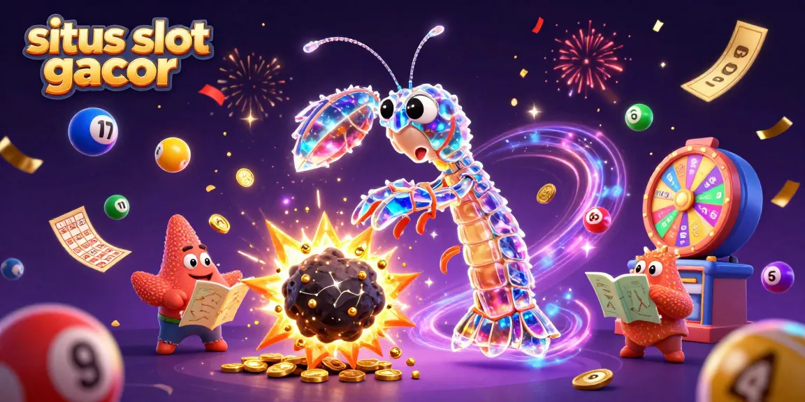 Engage with situs slot gacor dynamics featuring galactic mantis shrimp and vibrant casino elements.