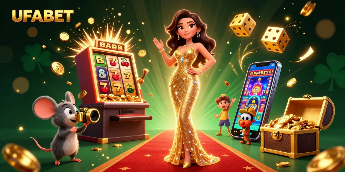 Spin exciting jackpots at UFABET with vibrant slot machines and engaging casino elements.