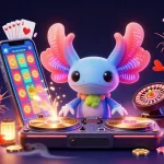Engage in thrilling gameplay with BGD999, where a neon-colored DJ and friends bring casino action to life!
