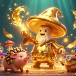 Reveal jackpots and bonuses on Link ea88 with a vibrant 3D illustration of a magical casino scene.
