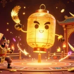 Engage in exciting gameplay at QS88's vibrant online casino, featuring dazzling golden lantern spirit and dynamic warriors.