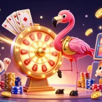 Experience exciting gameplay at qs888 with dynamic prizes, golden coins, and colorful casino elements.