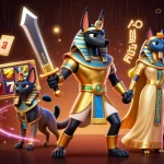 Experience the excitement of sunwin20b with Anubis and Bastet in a vibrant video gambling scene.